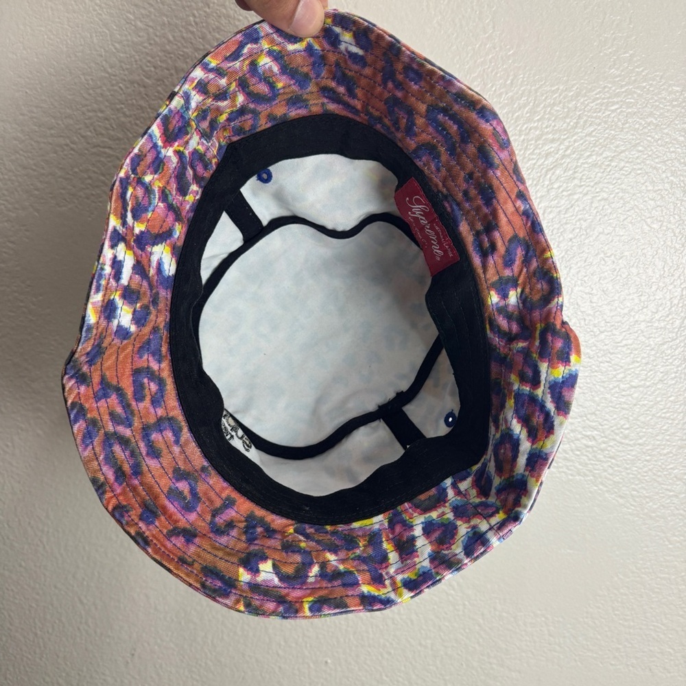 Supreme Leopard Bucket Hat Vintage Size M/L - Picture 6 of 8